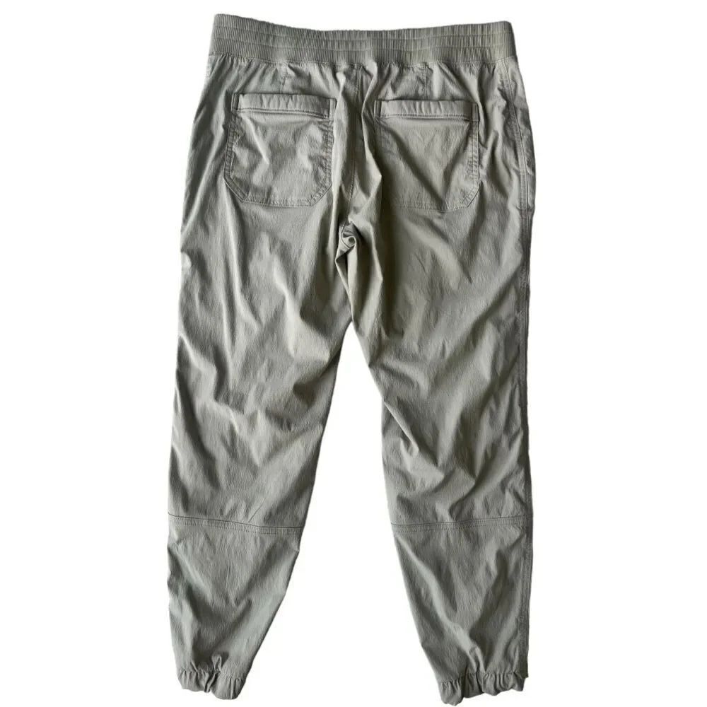 Athleta Women's Tan Jogger Lightweight Cinched Hem Pants sz 12